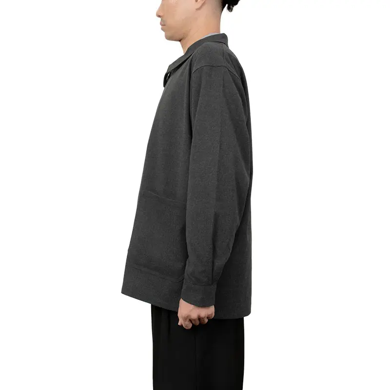 カバーオール ジャケット カジュアル グレー 無地 メンズ CHOYA NEXT