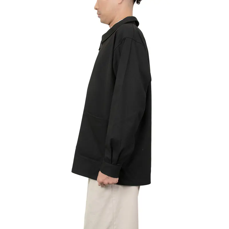 カバーオール ジャケット カジュアル ブラック 黒 無地 メンズ CHOYA