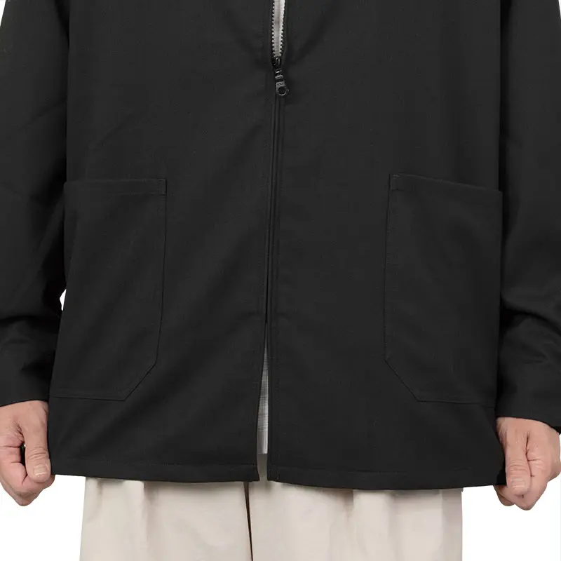 カバーオール ジャケット カジュアル ブラック 黒 無地 メンズ CHOYA