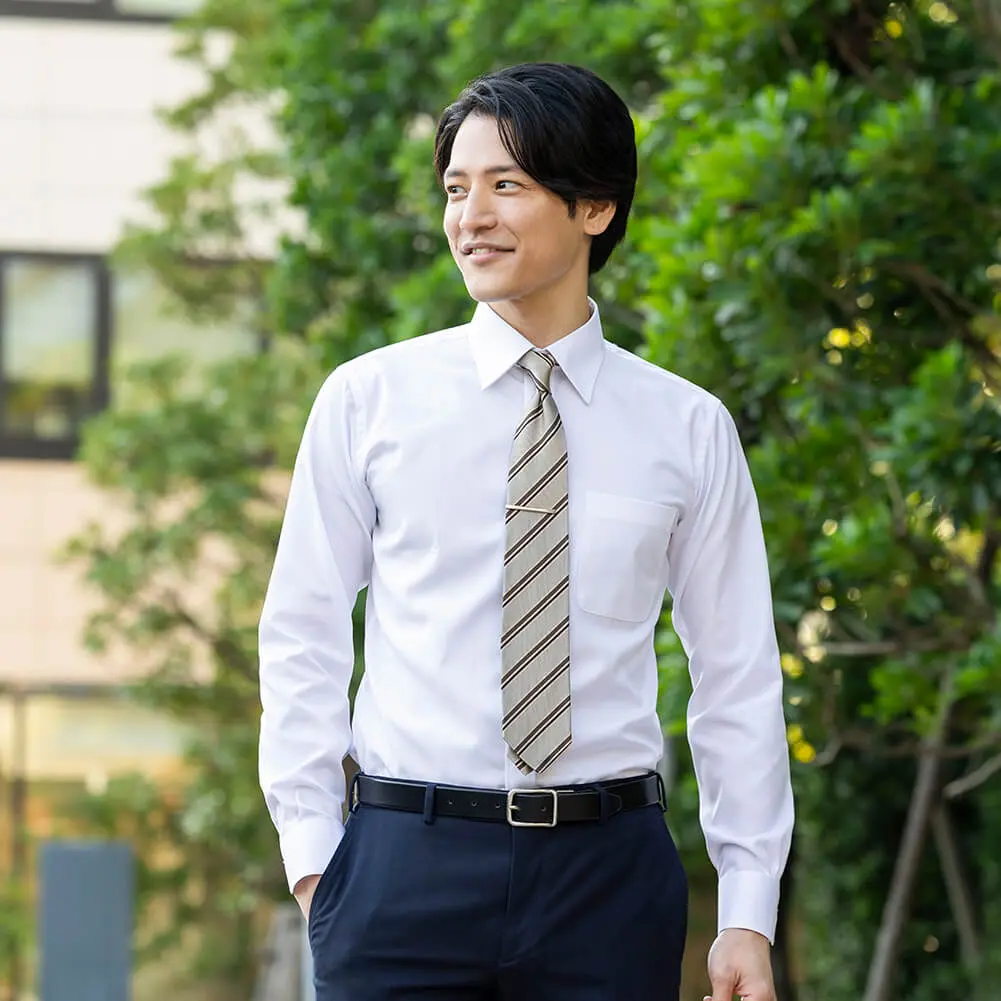 ワイシャツ ホワイト ブロード LORDSON by CHOYA｜CHOYA SHIRT