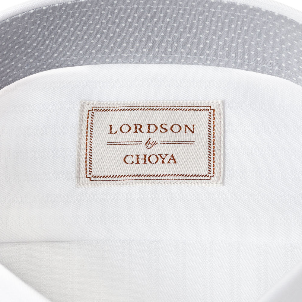 ワイシャツ ホワイト ドビー LORDSON by CHOYA