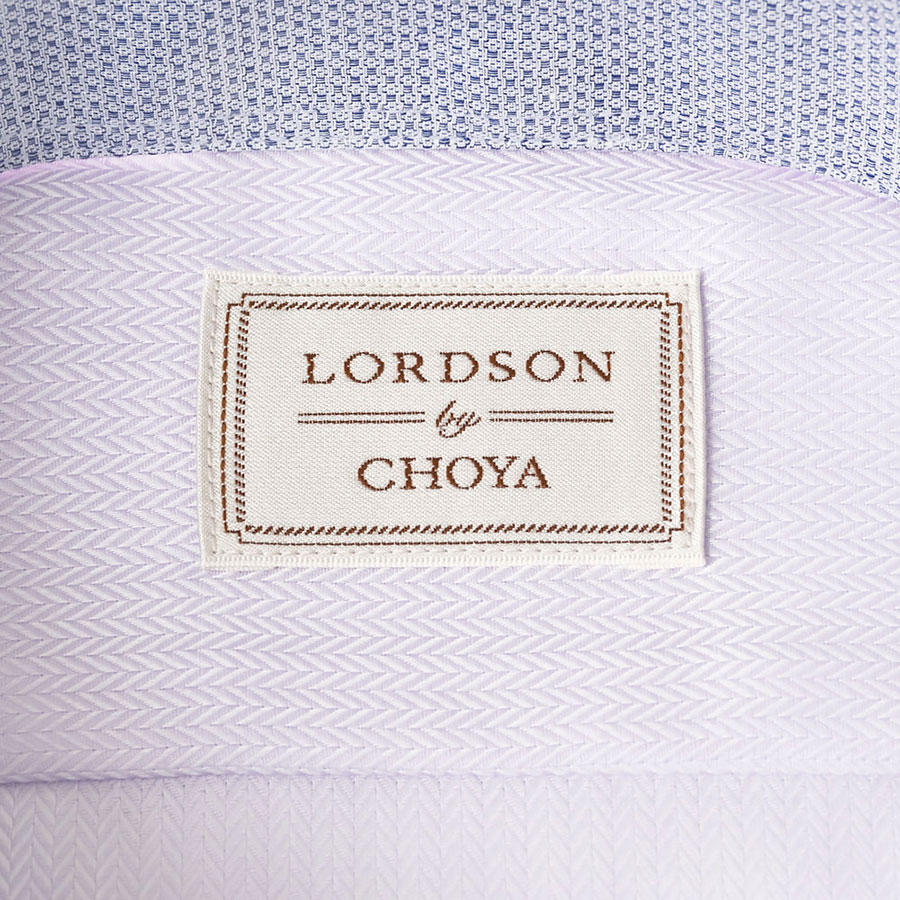 ワイシャツ パープル ドビー LORDSON by CHOYA