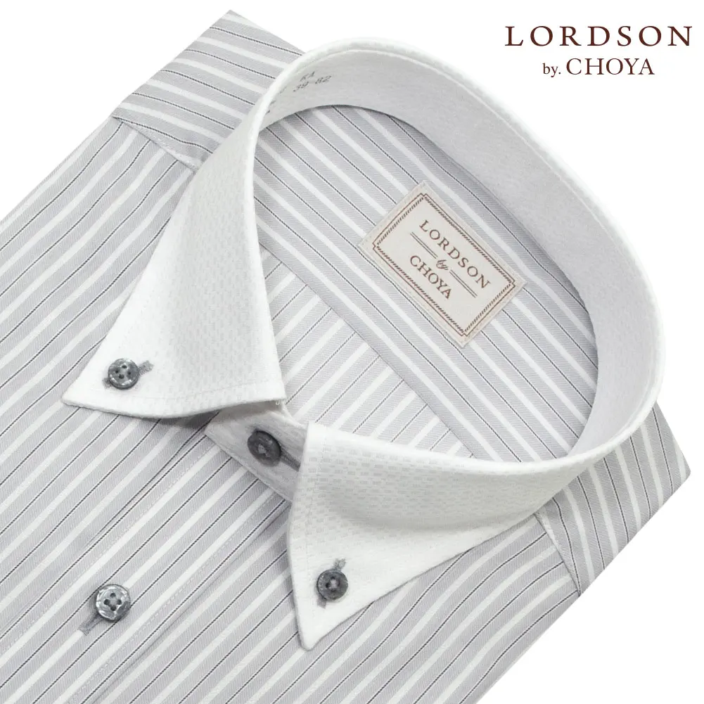 ワイシャツ ストライプ グレー LORDSON by CHOYA｜CHOYA SHIRT