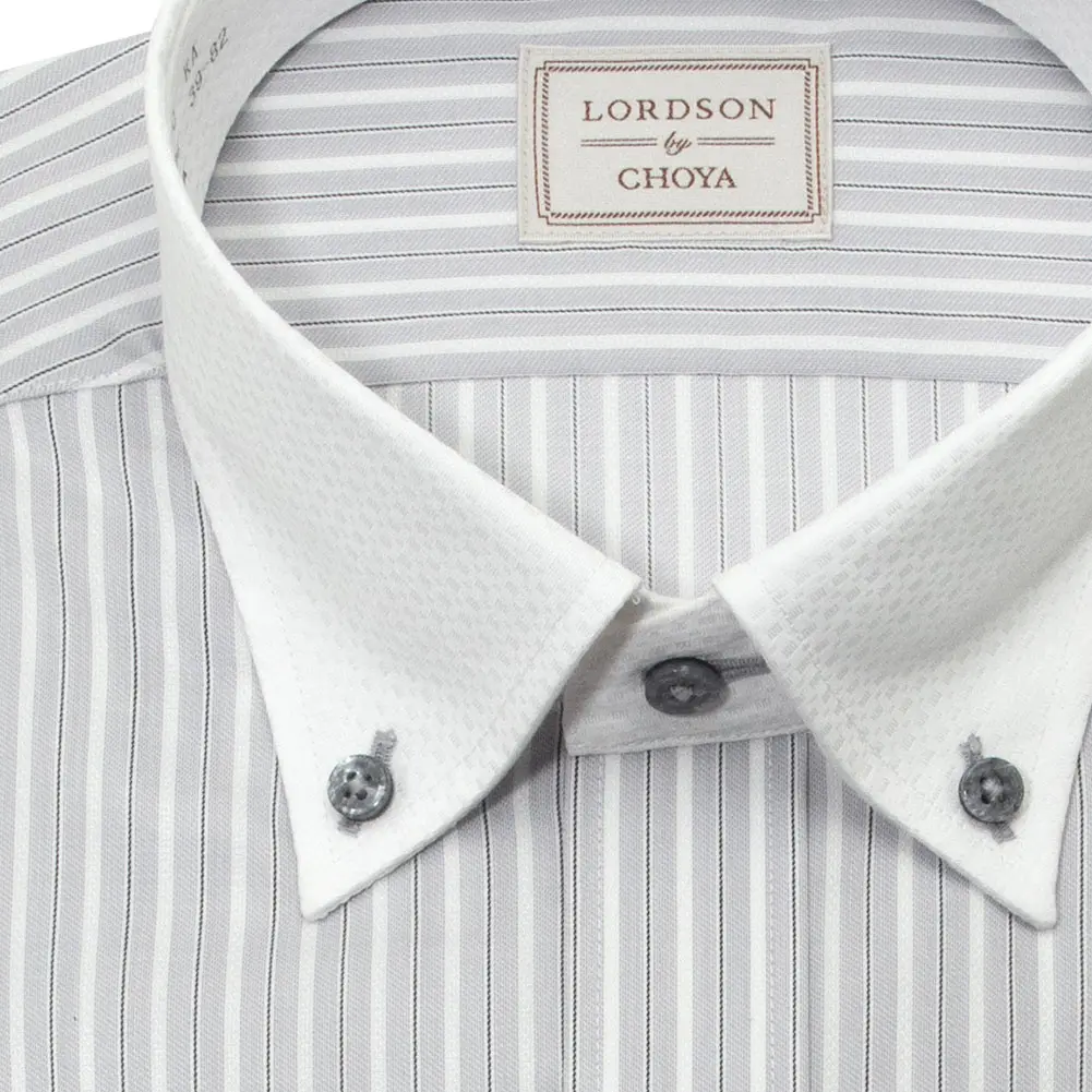 ワイシャツ ストライプ グレー LORDSON by CHOYA｜CHOYA SHIRT