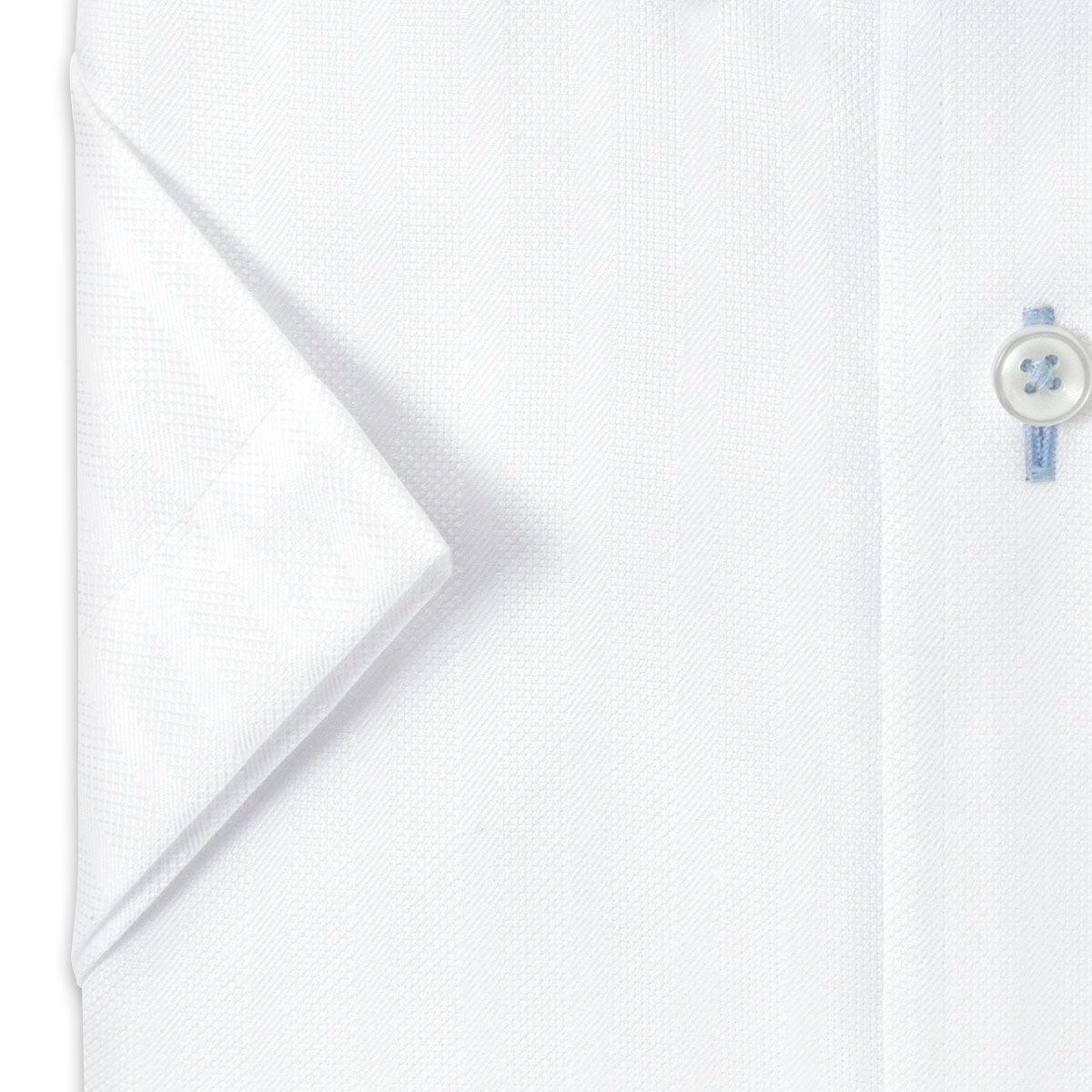 LORDSON by CHOYA 半袖 ショートカラーボタンダウン ホワイト ワイシャツ