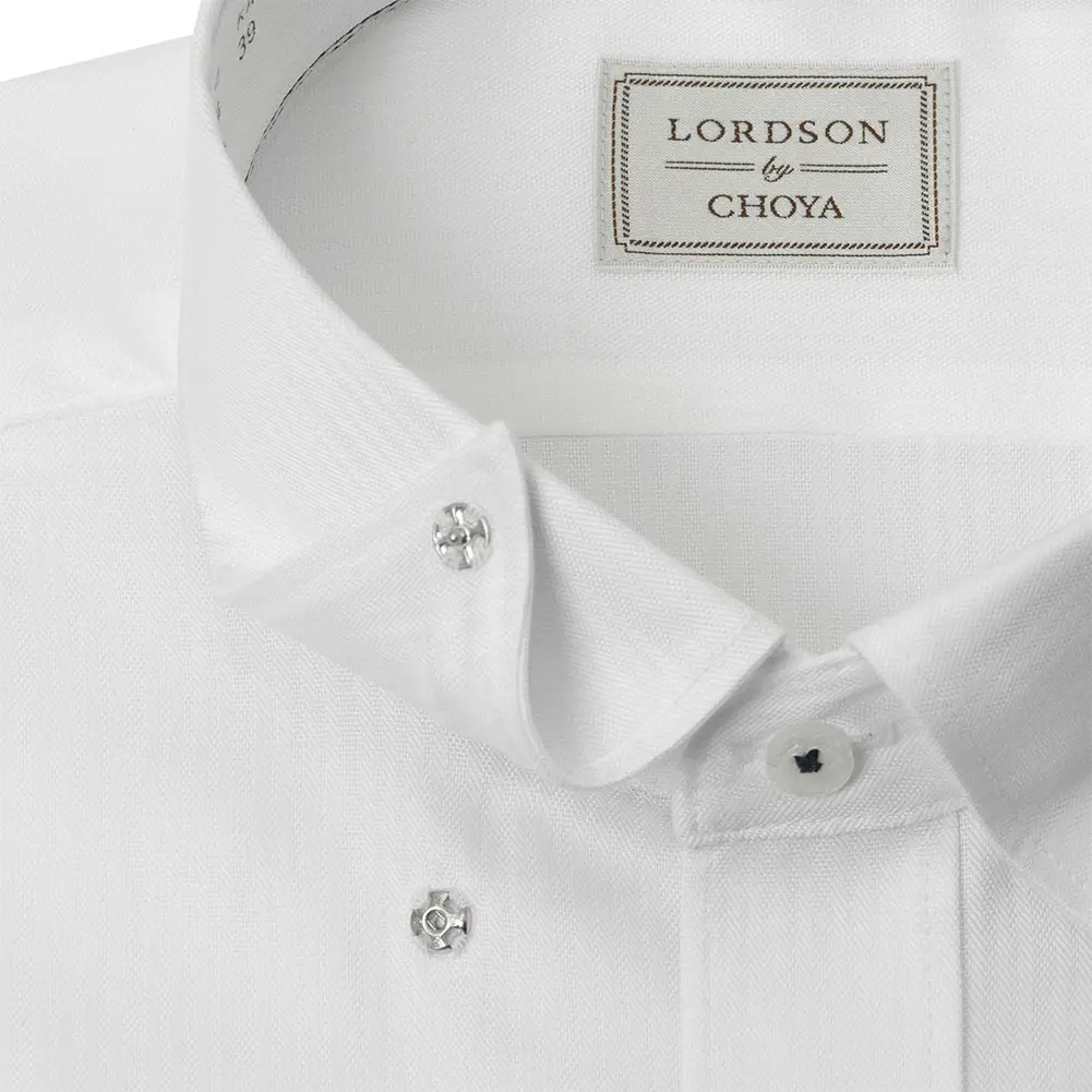 半袖ワイシャツ ホワイト ドビー 吸水速乾 エアクロクール LORDSON by CHOYA