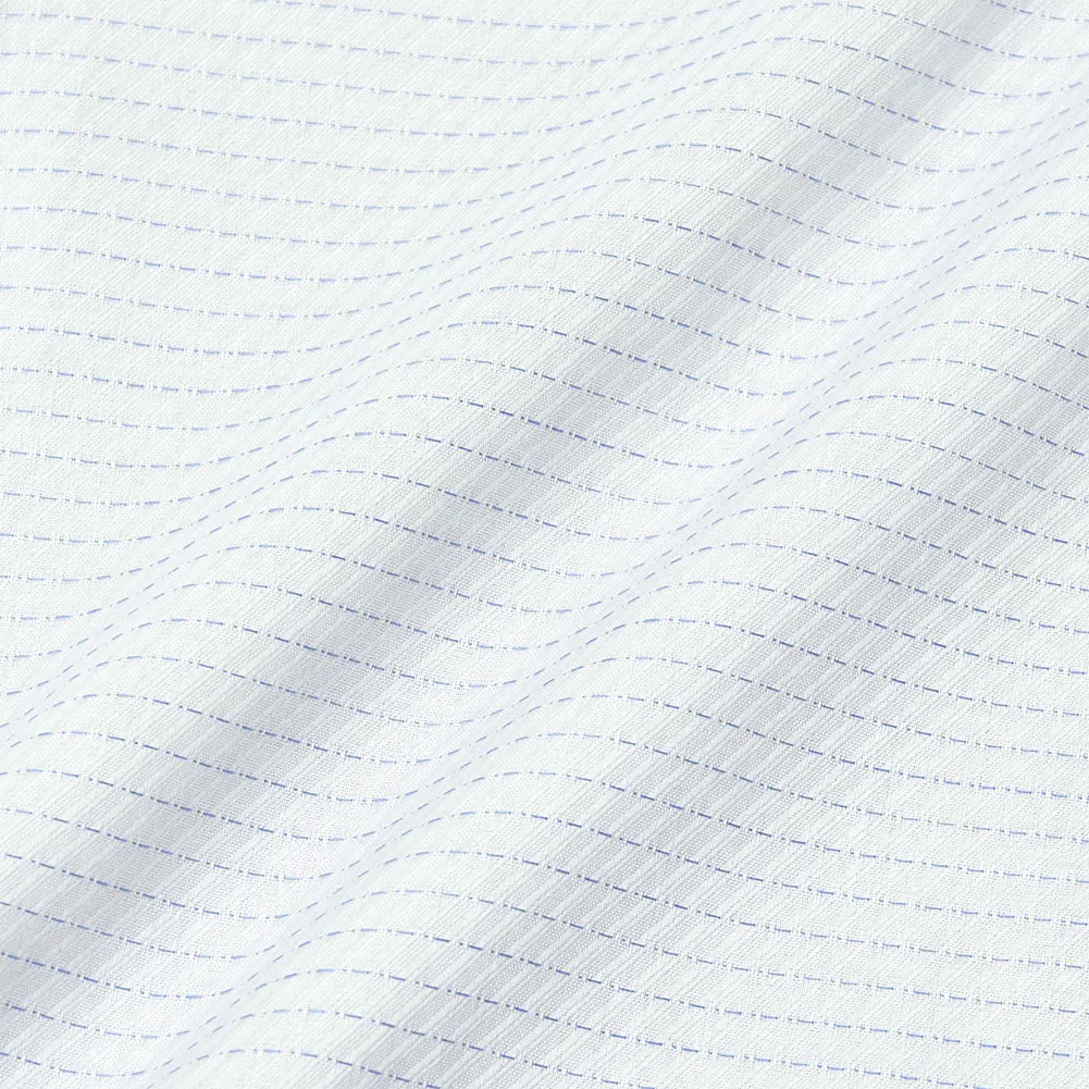 半袖ワイシャツ ブルー ドビー 吸水速乾 エアクロクール LORDSON by CHOYA