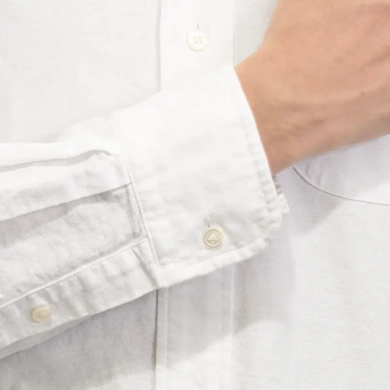 シャツ カジュアルシャツ オックスフォードシャツ ボタンダウン ホワイト 白 無地 メンズ 綿100【CTD300-200】 シャツ カジュアルシャツ オックスフォードシャツ ボタンダウン