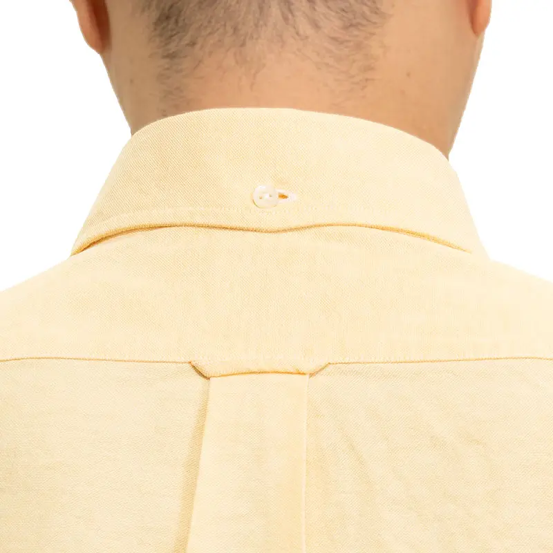 シャツ カジュアルシャツ オックスフォードシャツ ボタンダウン 黄色