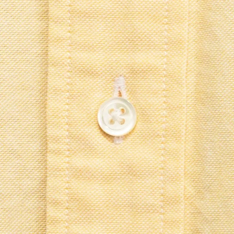 シャツ カジュアルシャツ オックスフォードシャツ ボタンダウン 黄色