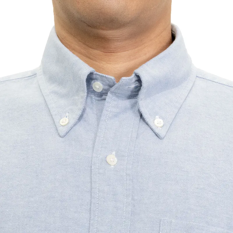 シャツ カジュアルシャツ オックスフォードシャツ ボタンダウン ブルー