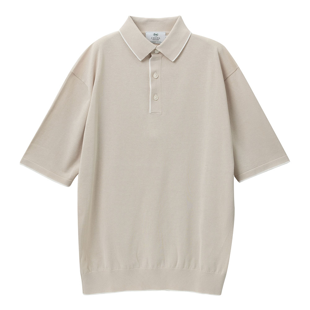 ・商品説明：大人気ブランド「CHOYASHIRTFACTORY」のニットポロシャツ。ビジネスシーン、カジュアルシーンに着用できるハイゲージのポロ衿のニット。ジャケットやセットアップスーツに合わせてビジ