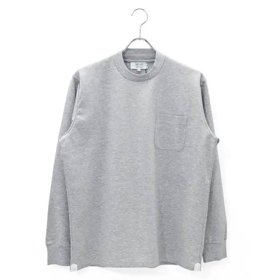 Tシャツ 長袖 綿100% クルーネック ハイバック 全3色 白 ホワイト 紺色 ネイビー グレー カジュアル オフィスカジュアル ビジカジ  ビジネスカジュアル ｜CHOYA SHIRT（チョーヤシャツ） 【公式】YAMAKI オンラインショップ <<ワイシャツの山喜>>