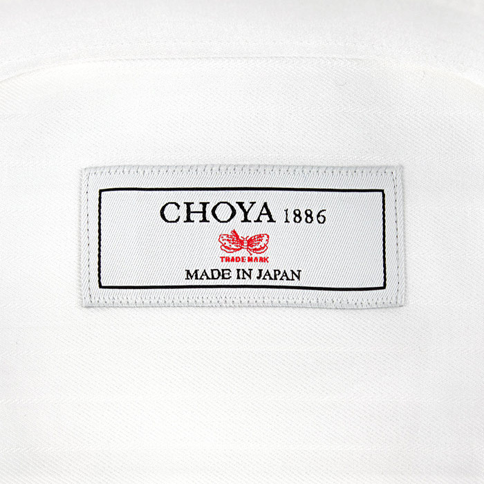 CHOYA1886 長袖カッタウェイ ホワイト ワイシャツ