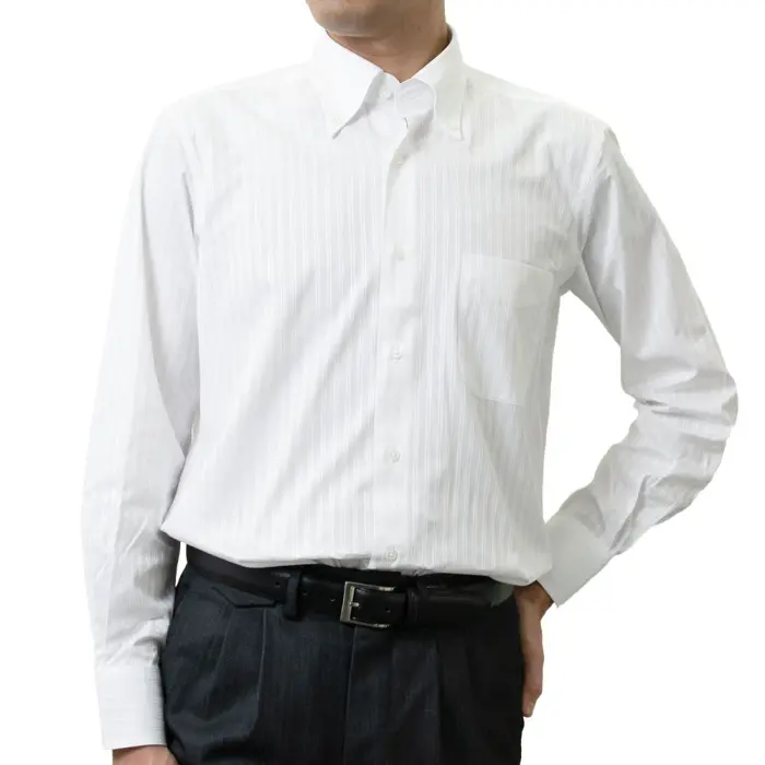 ワイシャツ ストライプ ホワイト ドビー CHOYA1886｜CHOYA SHIRT