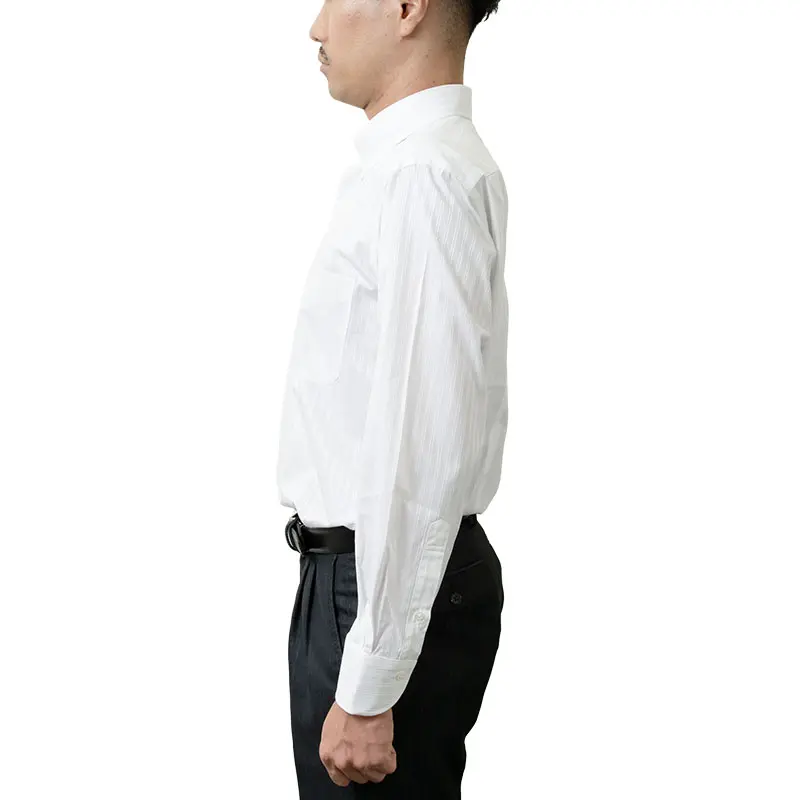 ワイシャツ ストライプ ホワイト ドビー CHOYA1886｜CHOYA SHIRT