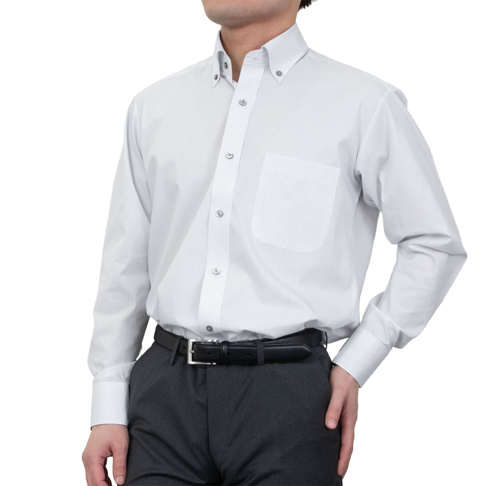 ワイシャツ ストライプ パープル SMC| CHOYA SHIRT（チョーヤシャツ