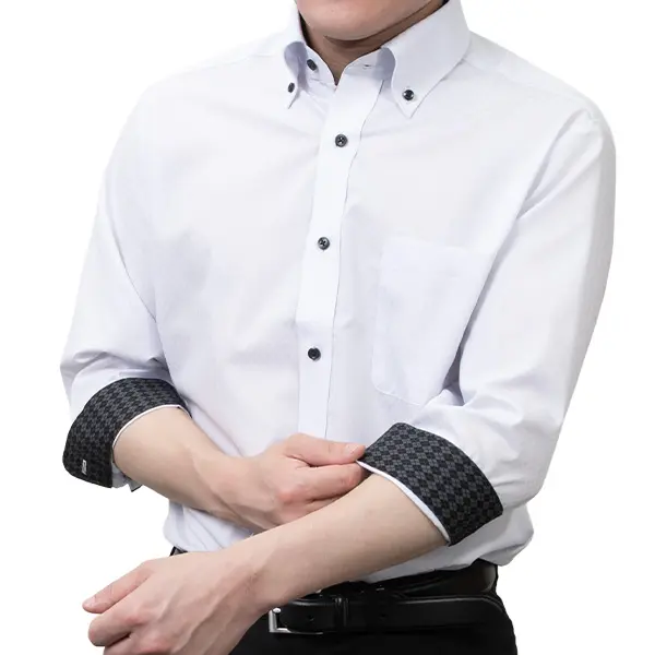 ワイシャツ グレー ドビー 吸水速乾 P@RTS｜SHIRT STATION（シャツ