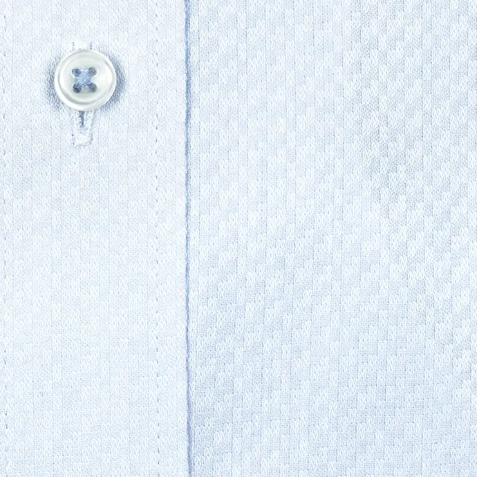 ワイシャツ  デザイン  ブルー  ドビー   MILA MODA