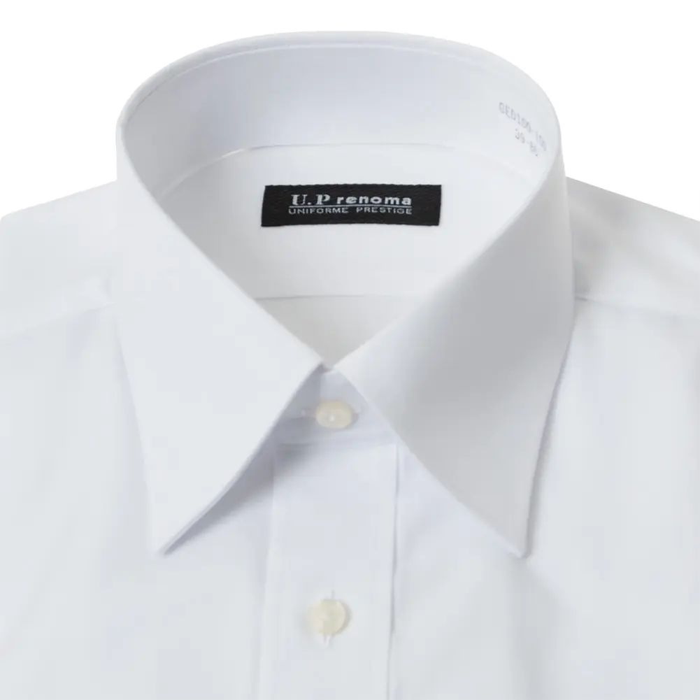 U.P renoma 長袖 レギュラーカラー ホワイト ワイシャツ