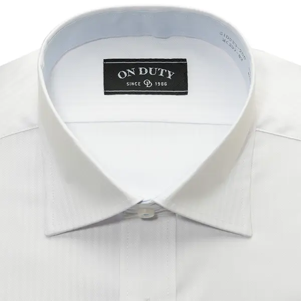 ワイシャツ ストライプ ホワイト ON DUTY｜SHIRT STATION（シャツ