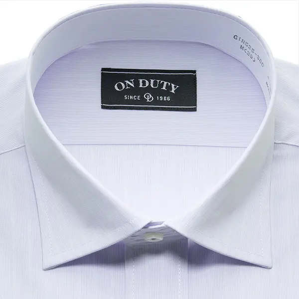 半袖ワイシャツ ストライプ グレー ドビー 接触冷感 ON DUTY｜SHIRT