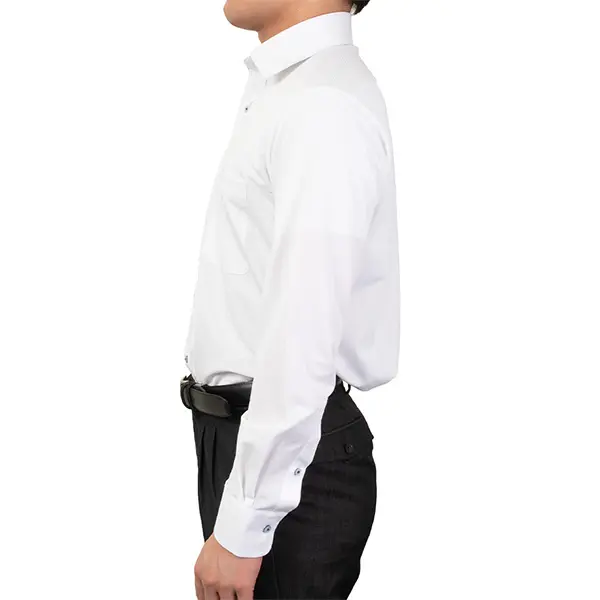 WAAC ホワイト ニットシャツ XS WAAC X JONES】MEN ルーズフィットポロシャツ ホワイト