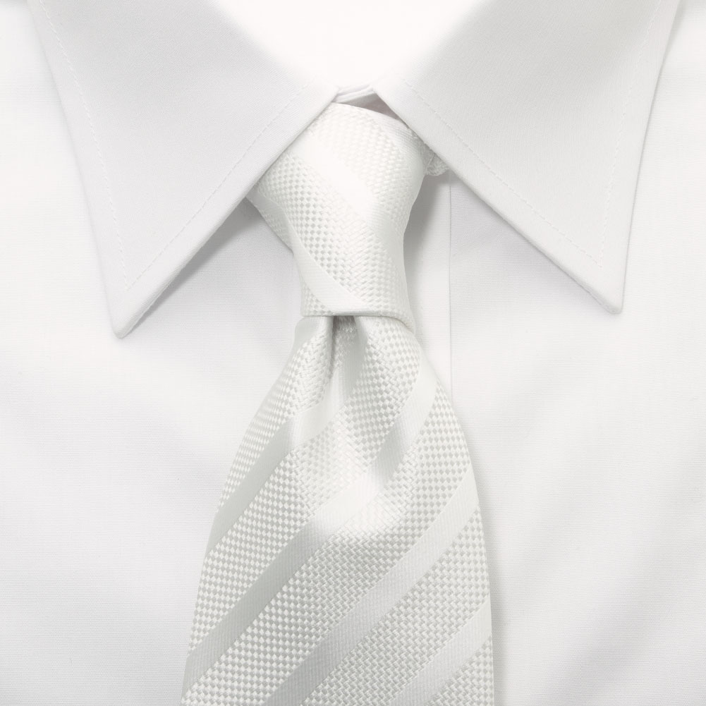 Yukiko Kimijima HOMME 礼装 ネクタイ ホワイト 8センチ 8CM 大剣 レジ