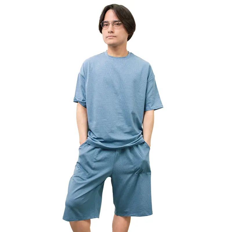 ハーフパンツ 両サイドポケット メンズ ルームウェア HOME BY TEMPUR