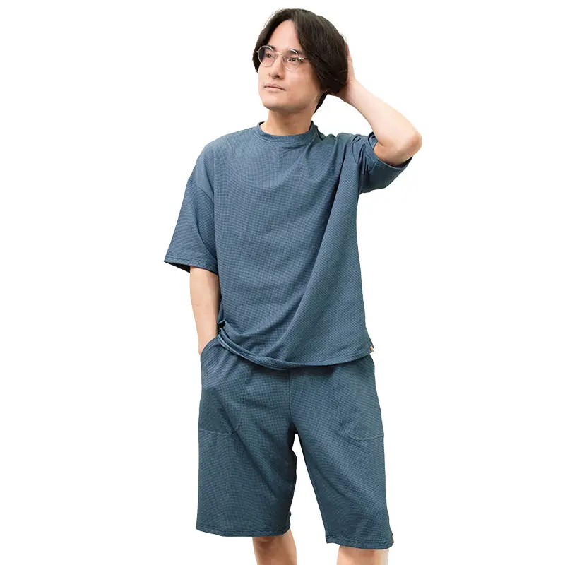 ハーフパンツ 両サイドポケット メンズ ルームウェア HOME BY TEMPUR