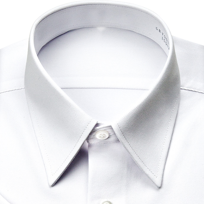 スクールシャツ 男児用 半袖レギュラーカラー ホワイト 学校ワイシャツ