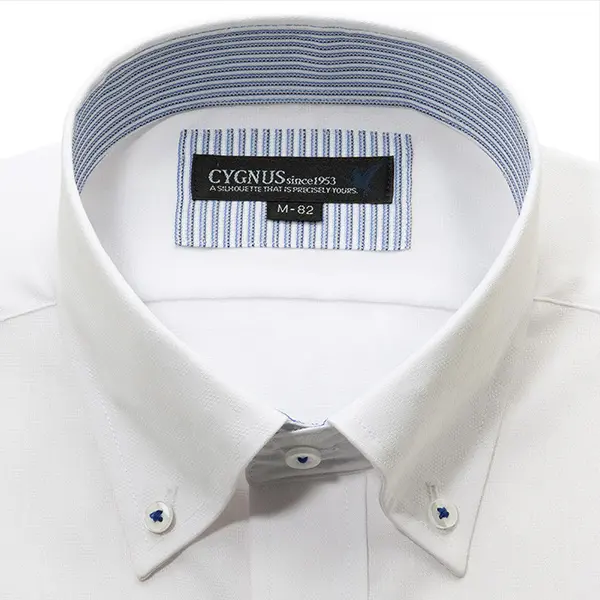 アダムス ワイシャツ白 ワイシャツ ストライプ ホワイト ドビー CHOYA1886｜CHOYA SHIRT