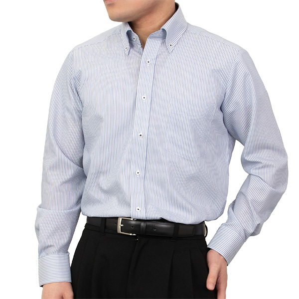 ワイシャツ 総柄 ホワイト ドビー AgFresh 防臭 抗菌 CYGNUS｜SHIRT