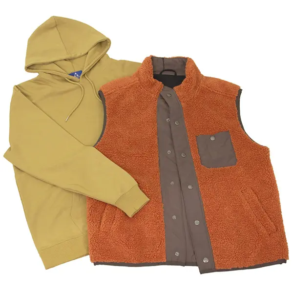 PG フード付きリバーシブルベスト 1989 ホワイト ブラック PG フード付きベスト 1989