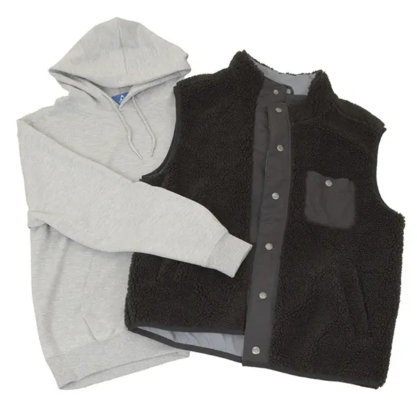 NGC804バックプリントパーカー NGF826リバーシブルベスト（ラッピング