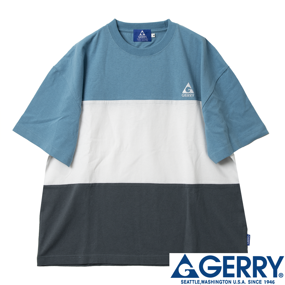 三段ボーダー配色　Ｔシャツ（ラッピング不可）