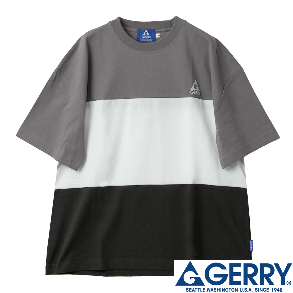 三段ボーダー配色　Ｔシャツ（ラッピング不可）