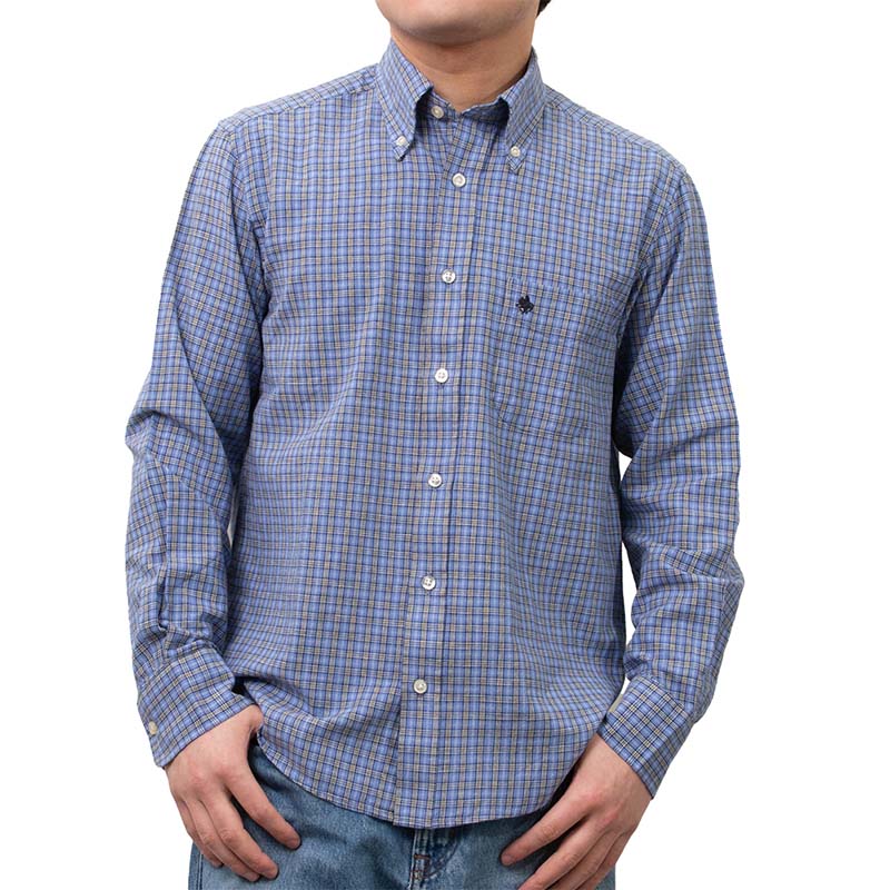 POLO BCS ポロビシーエス 長袖 カジュアルシャツ コットンリネン