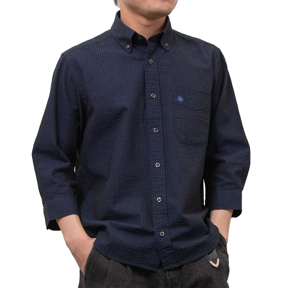 TOKAI ネイビー ボタン付きシャツ Levi's（リーバイス） シャツ BLUETAB(TM) ボタンダウンシャツ メンズ