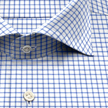 綿 100%｜パターンオーダーシャツ ブルー