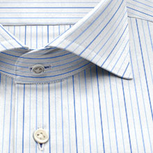 綿 100%｜ パターンオーダーシャツ　サックス × ブルー