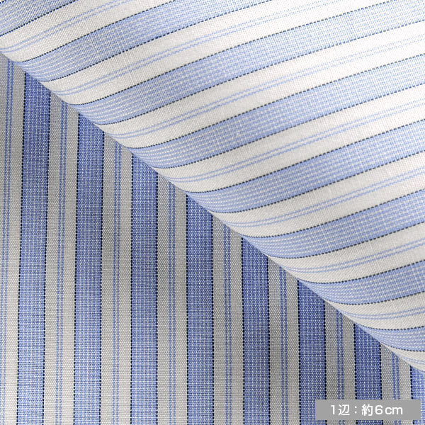 綿 100%｜パターンオーダーシャツ サックス × ブルー