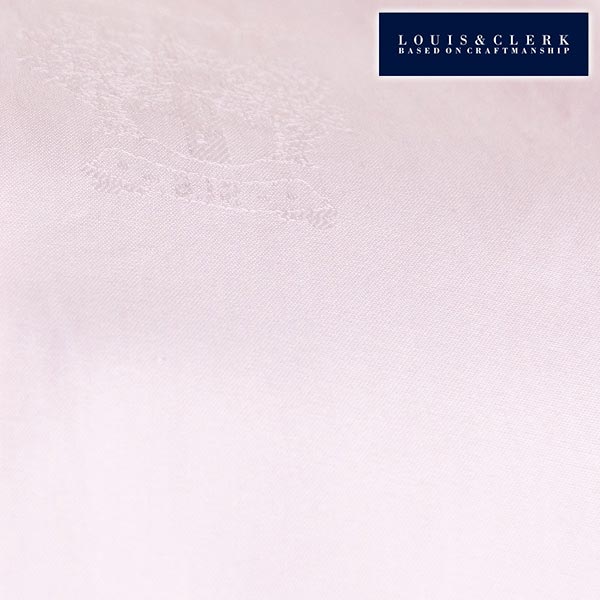 ワイシャツ ドット ピンク ジャカード LOUIS & CLERK【OUTLETS】