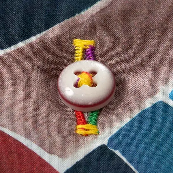 ワイシャツ プリント 総柄 幾何 ブルー ブロード LOUIS & CLERK｜STYLE