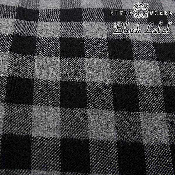 STYLE WORKS(スタイルワークス) 長袖カッタウェイ グレー ワイシャツ【OUTLETS】