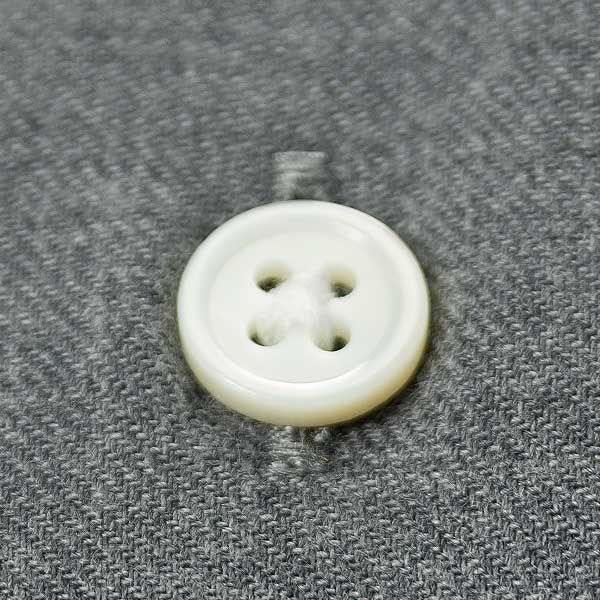 STYLE WORKS(スタイルワークス) 長袖ボタンダウン グレー ワイシャツ【OUTLETS】