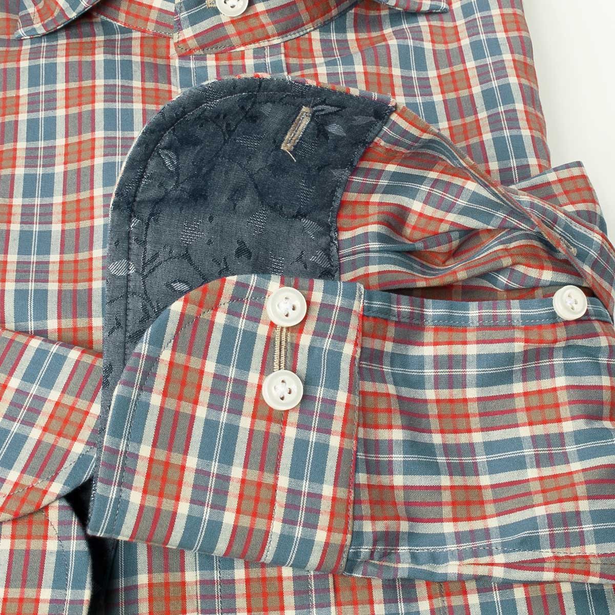 長袖カッタウェイ マルチカラー ワイシャツ スリムフィット STYLE WORKS【OUTLETS】