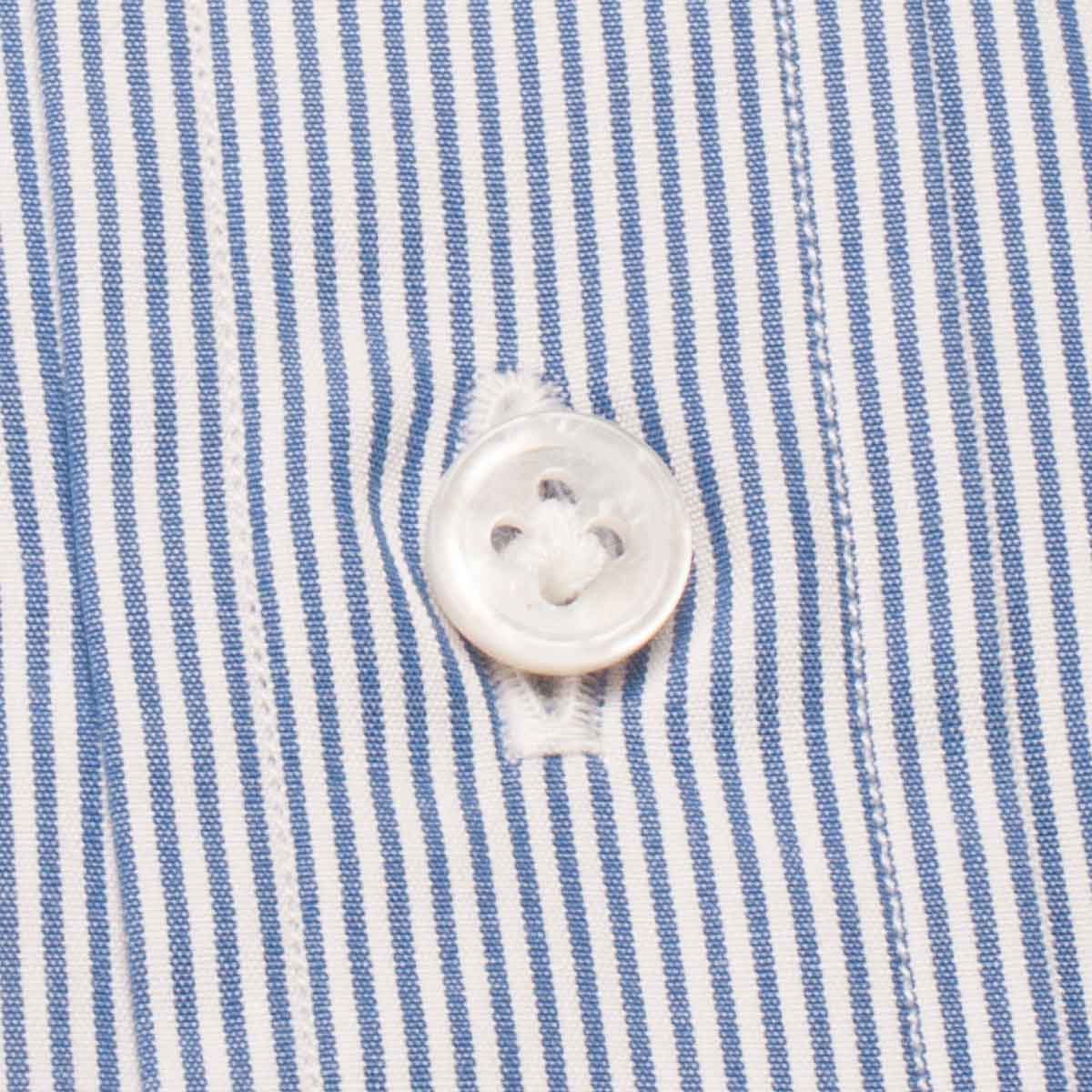 長袖レギュラーカラー ブルー ワイシャツ スリムフィット STYLE WORKS【OUTLETS】