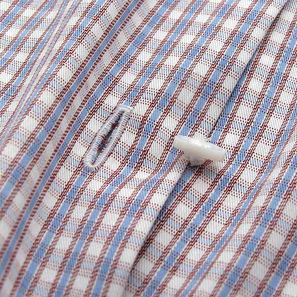 長袖レギュラーカラー ブルー ワイシャツ スリムフィット STYLE WORKS【OUTLETS】