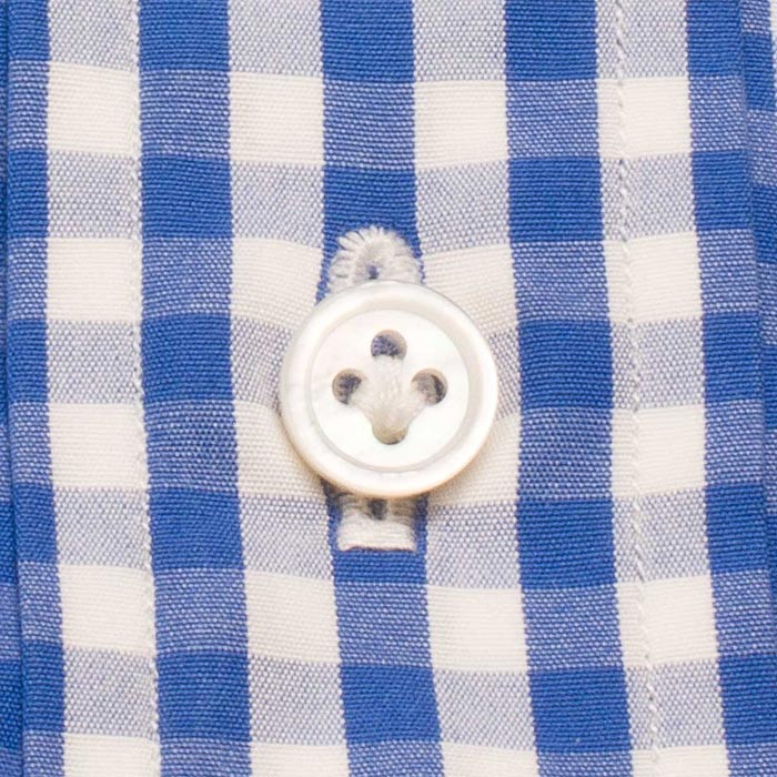 長袖レギュラーカラー ブルー ワイシャツ スリムフィット STYLE WORKS【OUTLETS】